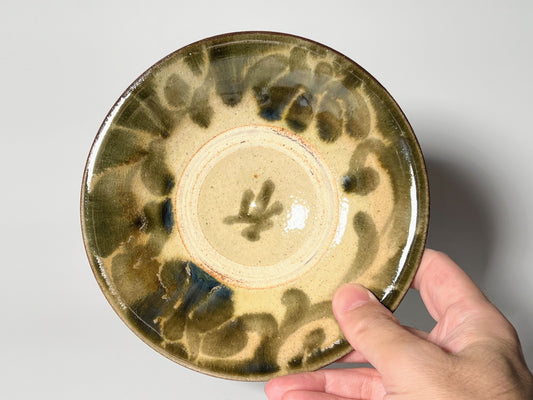 Yokotaya kiln - 5 inch plate - Midori