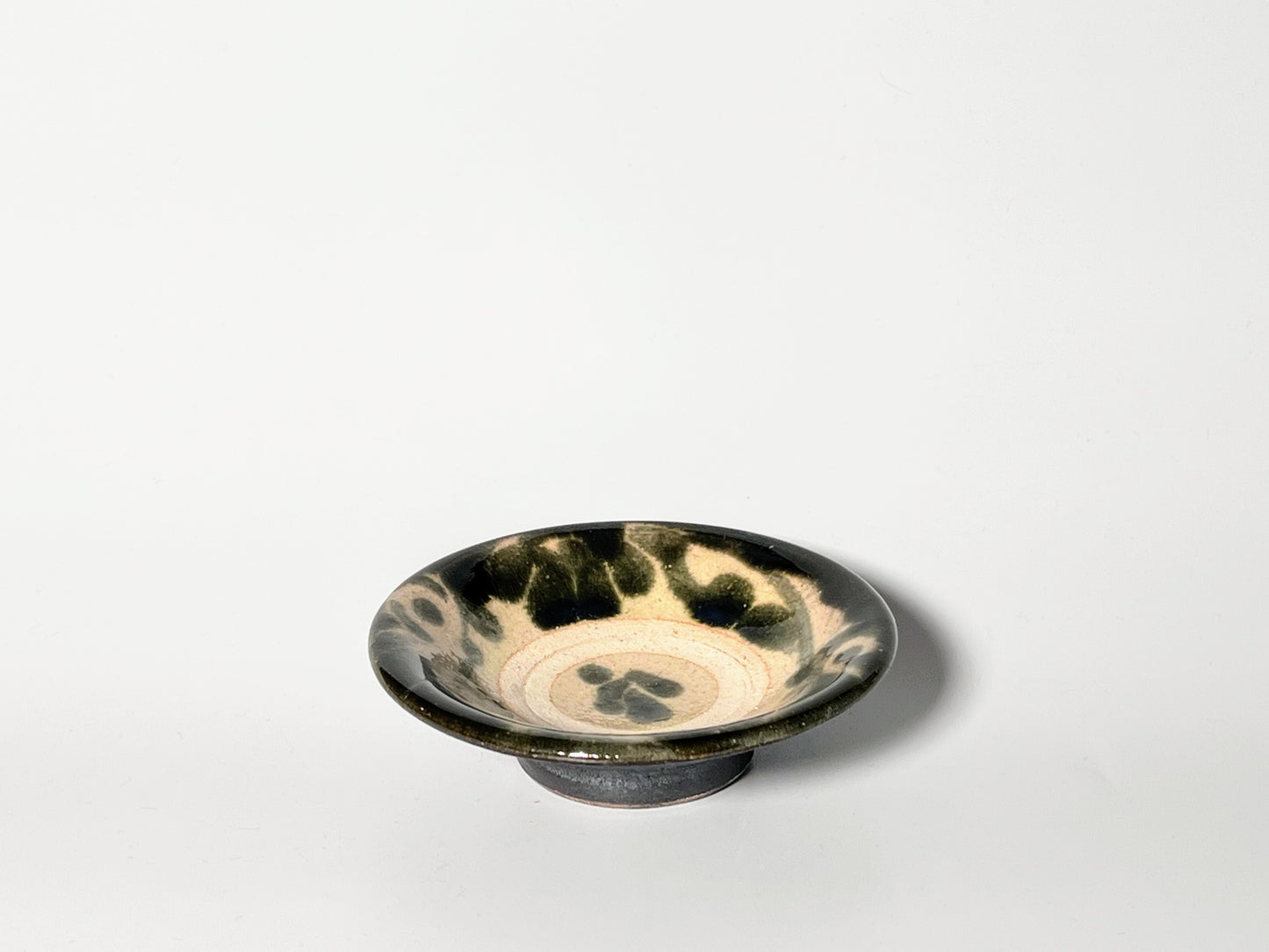Yokotaya kiln - 3.5 inch plate - Midori