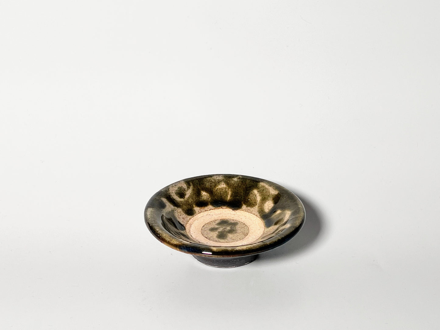 Yokotaya kiln - 3 inch plate - Midori